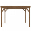 Outsunny 10' X 12' Outdoor Wood Pergola Gazebo For Climbing Plants, Brown|Outsunny 10' X 12' Gazebo Pergola En Bois Pour Plantes Grimpantes, Marron