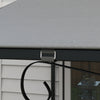 Outsunny Replacement Pergola Canopy For Outsunny 84c-038 Series, Dark Grey