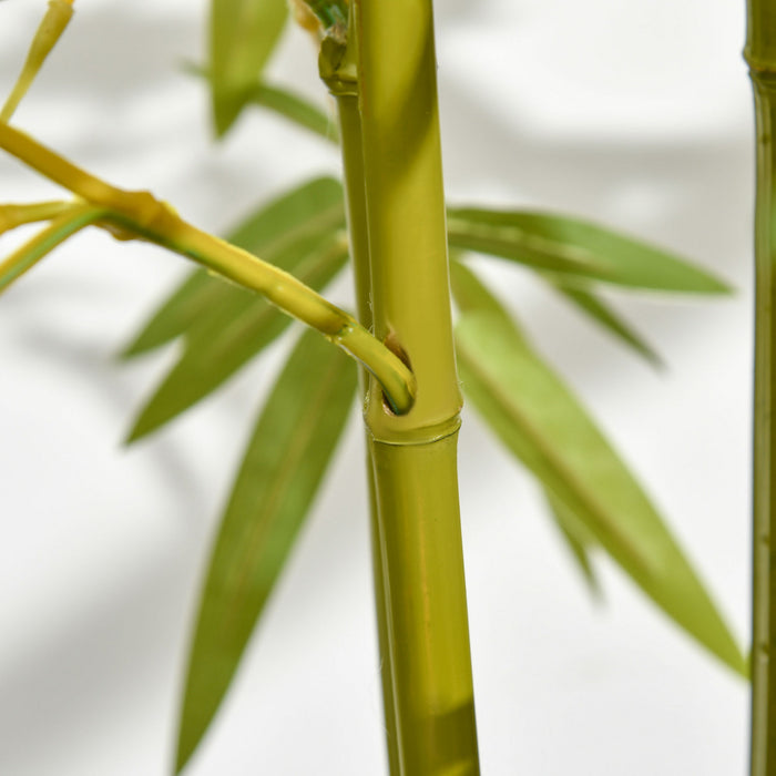 Outsunny 4' Artificial Bamboo Tree Fake Plant Indoor Decoration