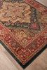 Lux Traditional 7'10" x 9'10" Area Rug in Blue Indoor Area Rug | Tapis Traditionnel Lux 7'10" x 9'10" en Bleu