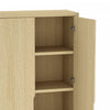 Rivington Modern 38" Bookcase Cabinet in Natural Oak - Set of 2 | Armoire bibliotheque moderne Rivington 38" en chene naturel - Lot de 2