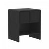 Novara Contemporary 22" Nightstand in Black (1-Drawer) | Table de nuit contemporaine Novara 56 cm en noir (1 tiroir)