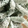 Homcom 5ft Artificial Snow-flocked Christmas Tree With 521 Tips|Homcom Arbre Artificiel Floque De Neige De 5 Pieds Avec 521 Pointes