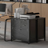 HOMCOM 4 Drawer File Cabinet Filing Cabinet for Letter/A4/Legal Files Black