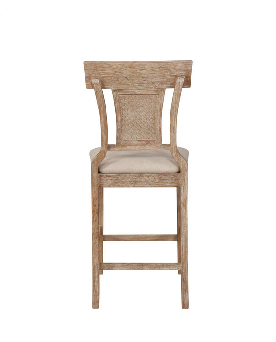 Rylan Fabric Counter-Height Stool - Natural