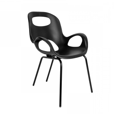 Umbra Modern Oh Accent Chair - Matte Black|Chaise d’appoint moderne Oh de Umbra - noir mat