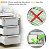 Homcom Lockable Filing Cabinet With 3 Drawers|Homcom Classeur Verrouillable A 3 Tiroirs
