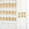HOMCOM 6-Panel Room Divider Freestanding Folding Screen for Home White