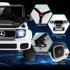 Costway Licensed Mercedes-benz Eqg Kids Ride On Car With Remote Control Detachable Battery White