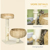 Pawhut 28" Cat Tree With Scratching Post, Cat Tower For Indoor Cats With Double Beds, Beige|Pawhut Arbre A Chat De 28" Avec Griffoir En Sisal Pour Chatons D'interieur, Arbre A Chat Moderne Ave