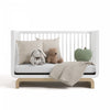 Storkcraft Santorini 5-In-1 Convertible Crib - White/Driftwood