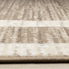 Forte Brown Beige Cream Abstract Geometric Design Area Rug - 7'9" x 10'6"|Carpette Forte brune, beige et crème à motif géométrique abstrait - 7 pi 9 po x 10 pi 6 po