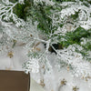 Homcom 6ft Snow Flocked Artificial Christmas Tree Cypress|Homcom Cypres D'arbre De Noel Artificiel Floque De Neige De 6 Pieds