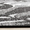 Jackson Grey White Botanical Leaves Rug, 7'10" x 10'6" Outdoor Area Rug | Tapis Jackson a feuilles botaniques gris et blanc, 7'10" x 10'6"
