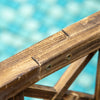 Outsunny 4ft Wooden Garden Bridge With Guardrails, Arc Footbridge, Stained|Outsunny Pont De Jardin En Bois De 4ft Passerelle En Forme D'arc