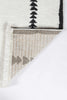 Zelda Contemporary 5'3" x 7'2" Area Rug in Ivory Indoor Area Rug | Tapis Contemporain Zelda 5'3" x 7'2" en Ivoire