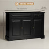 HOMCOM Sideboard Buffet Cabinet, Modern Kitchen Cabinet with 2 Drawers