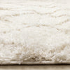 Taylor Cream Brown Lattice Shag Rug, 5'3" x 7'7" Indoor Area Rug | Tapis Taylor creme en treillis marron, 5'3" x 7'7"