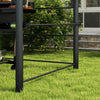 Outsunny 8' X 5' Grill Gazebo Shelter With Interlaced Vented Pc Roof, Outdoor Bbq Canopy With Side S|Outsunny Abri De Tonnelle 8'x5' Avec Toit Ventile En Pc, Etageres Laterales