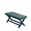 Abigail Mid-Century Modern Upholstered Velvet Accent Bench in Forest Green | Banc d’appoint Abigail style milieu du siecle moderne en velours vert foret