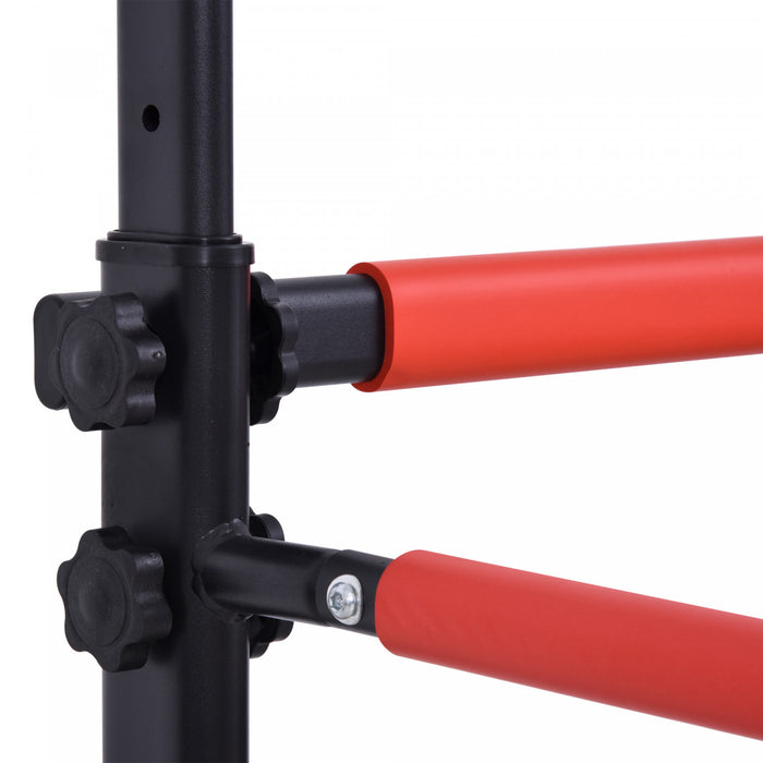 Soozier Power Tower Pull Up Bar Dip Station For Home Office Gym Multi-function Workout Equipment