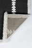 Zelda Contemporary 2'3" x 7'6" Runner Rug in Black Indoor Area Rug | Tapis Contemporain Zelda 2'3" x 7'6" en Noir