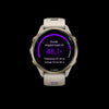 Garmin Forerunner 970 Smartwatch 47mm, Amoled, Soft Gold Titanium, French Gray/indigo, Gps Running Tracker, 15-day Battery