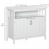 HOMCOM Sideboard Buffet Storage Cabinet Console Table with 2 Doors White