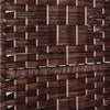 Homcom Double Hinged Woven Wicker Room Divider And Privacy Screens|Homcom Paravent De Separation De Piece En Osier Tisse A 6 Panneaux