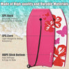 Goplus 37'' Super Lightweight Bodyboard Surfing W/leash Eps Core Boarding Ixpe Pink