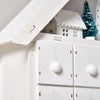 Homcom 15" Christmas Advent Calendar|Homcom Calendrier De L'avent De Noel Blanc
