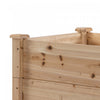 Outsunny 49''x49"x22" 3-tier Raised Garden Bed Wooden Planter Kit Elevated Plant Box Stand For Yard |Outsunny Potager Carre En Bois Jardiniere Sur Pieds 3 Etages Bois Massif De Sapin