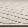Oslo Beige Angled Striped Design Rug, 6'7" x 9'6" Indoor Area Rug | Tapis design a rayures angulaires beige Oslo, 6'7'' x 9'6''