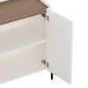 Abbey Modern 32" Accent Cabinet in Maple and Off White | Armoire d’appoint moderne Abbey 32" en erable et blanc casse
