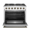 Forno Galiano 36-inch Gas Range in White, 5.36 cu.ft. - FFSGS6244-36WHT | Cuisiniere a gaz Galiano de 36 po en blanc, 5,36 pi³ - FFSGS6244-36WHT