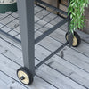 Outsunny 41" X 15" X 32" Elevated Planter Box With Legs Raised Garden Bed Elevated With 2 Wheels, Bo|Outsunny Lit De Jardin Sureleve Outsunny 41" X 15" X 32" Sureleve Avec 2 Roues, Etagere Inferieure P