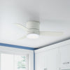 Minimus Ceiling Fan with Light Fixture - White | Ventilateur de plafond Minimus avec luminaire - Blanc