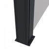 Outsunny 13' X 5' Retractable Side Awning, Garden Privacy Screen, Light Grey