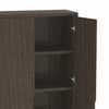 Rivington Modern 38" Bookcase Cabinet in Walnut - Set of 2 | Armoire bibliotheque moderne Rivington 38" en noyer - Lot de 2