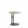 Alondra Modern Glam Sintered Stone Top End Table in Black | Table d’appoint moderne glamour Alondra avec plateau en pierre frittee noire