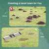 Costway Lawn Leveling Rake 36" X 10" Heavy Duty Level Lawn Tool For Garden Backyard/lawn Silver