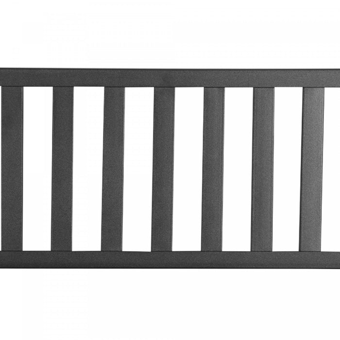 Outsunny 50\" Steel Garden Bench Outdoor Seat Furniture, Black