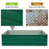 Costway 47"x35.5" Patio Raised Garden Bed Vegetable Flower Plant Dark Green New