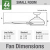Kennicott Ceiling Fan - White | Ventilateur de plafond Kennicott - Blanc
