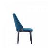 Kara Modern Wood Upholstered Dining Chair in Blue - Set of 2 | Chaise de salle a manger moderne en bois Kara avec revetement bleu - Lot de 2