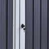 Outsunny 5ft X 3ft Outdoor Garbage Bin Storage Shed, Metal Garbage Shed|Outsunny Hangar De Stockage De Poubelle, Hangar A Dechets En Metal