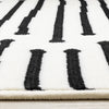 Forte Black White Stripes Area Rug - 6'7" x 9'6"|Carpette Forte noire et blanche à motif de rayures - 6 pi 7 po x 9 pi 6 po
