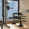 Soozier Weight Rack For Plates, Dumbbells, Barbell Bars, 1100lbs Capacity