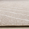 Covington Beige Cream Diagonal Rain Streaks Design Rug, 6'7" x 9'10" Indoor Area Rug | Tapis Covington a design pluie, 6'7" x 9'10"