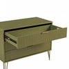 Dumbo Modern 2-Piece Dresser Set in Olive Green | Ensemble moderne Dumbo 2 pieces de commodes en vert olive